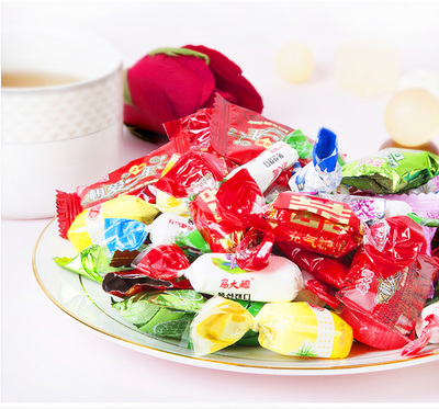 馬大姐什錦糖果450g混合散裝軟硬多口味結婚喜糖懷舊小零食大禮包