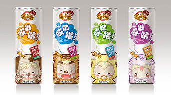 近期一些糖果類的食品包裝案例