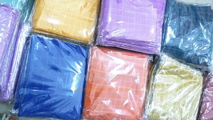 14秋冬款糖果多色格子棉麻披肩圍巾 文藝百搭新風(fēng)尚